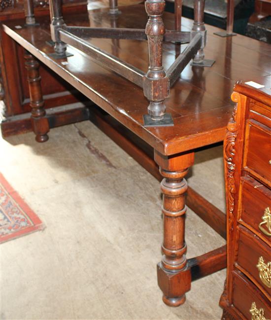 Repro oak refectory table